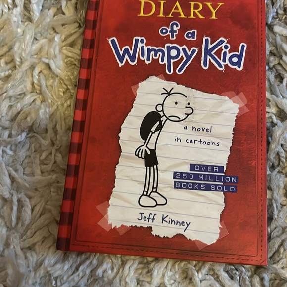 Diary of a Whimpy Kid set of 3 Pristine Books. READ ONCE!! Super clean. - Picture 2 of 10